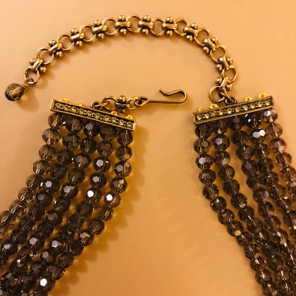 Heidi Daus Swarovski crystal Art Deco necklace - Picture 5 of 15
